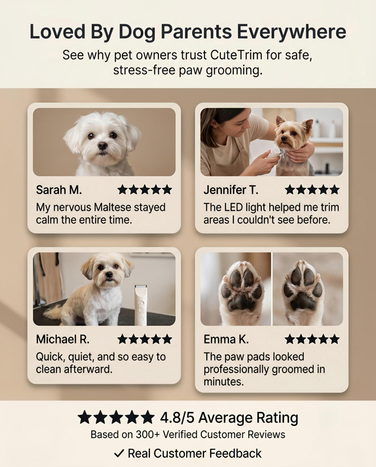 CuteTrim™ Precision Grooming Trimmer
